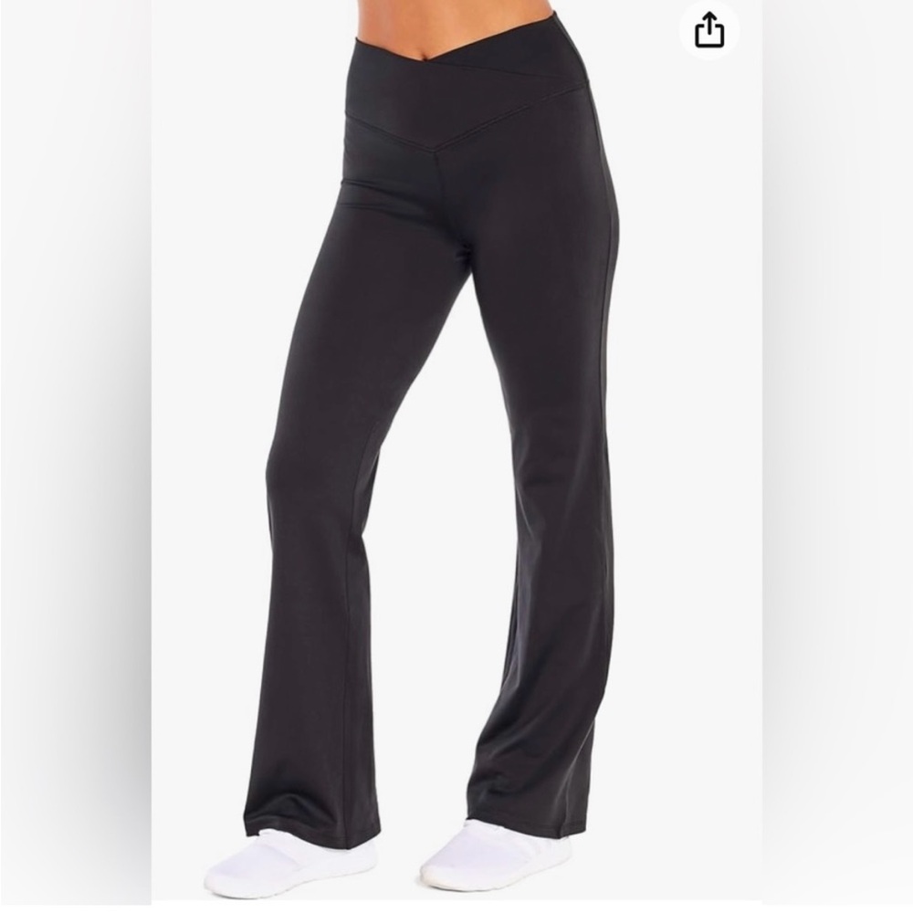 Black Bally yoga pants